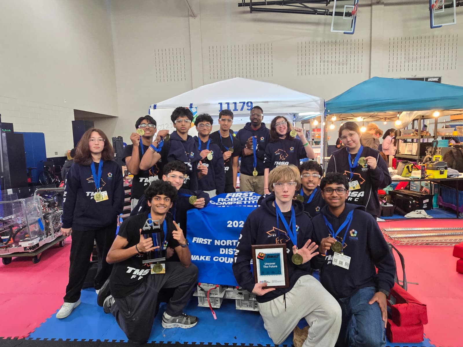 MechaTigers at Wake County Event #1 as finalists